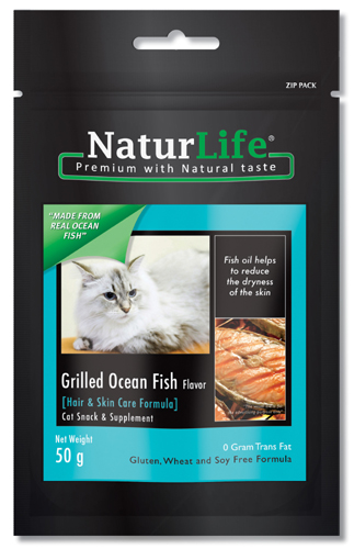 NaturLife Cat Snack Grilled Ocean Fish