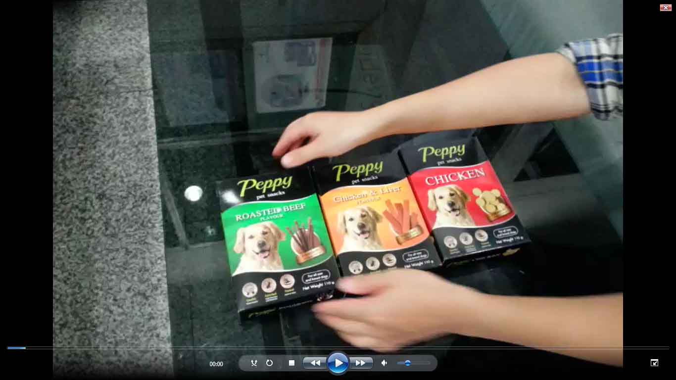 peppy dog snack